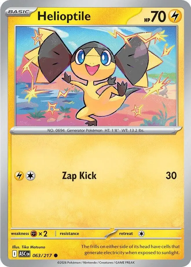 Helioptile, Ascended Heroes 063/217