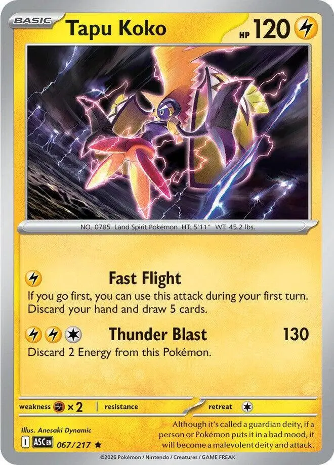 Tapu Koko, Ascended Heroes 067/217
