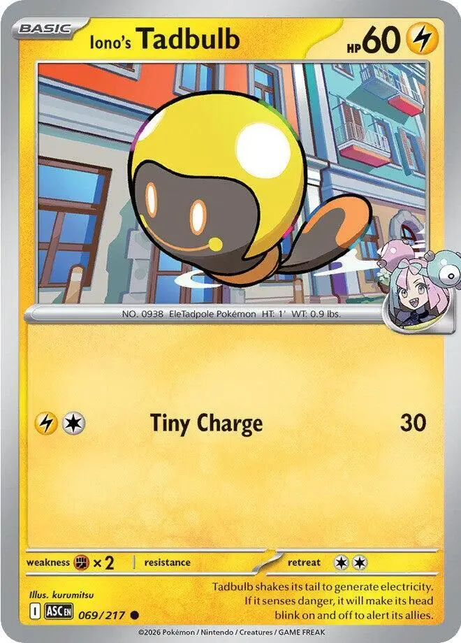 Iono's Tadbulb, Ascended Heroes 069/217