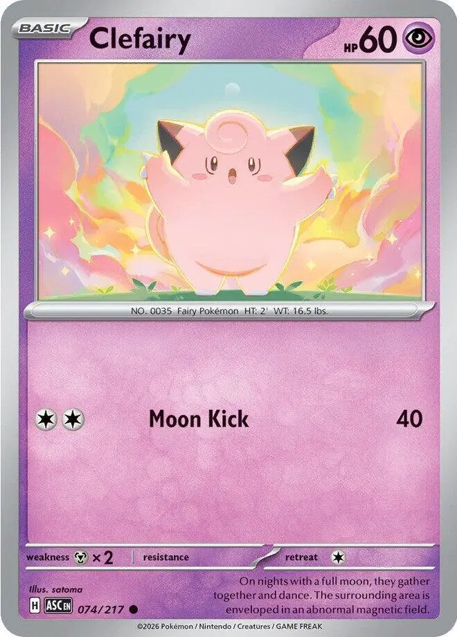 Clefairy, Ascended Heroes 074/217