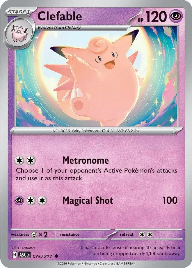 Clefable, Ascended Heroes 075/217