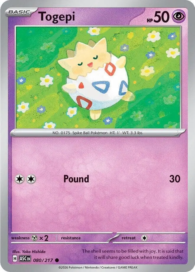 Togepi, Ascended Heroes 080/217