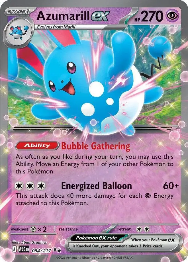 Azumarill ex, Ascended Heroes 084/217