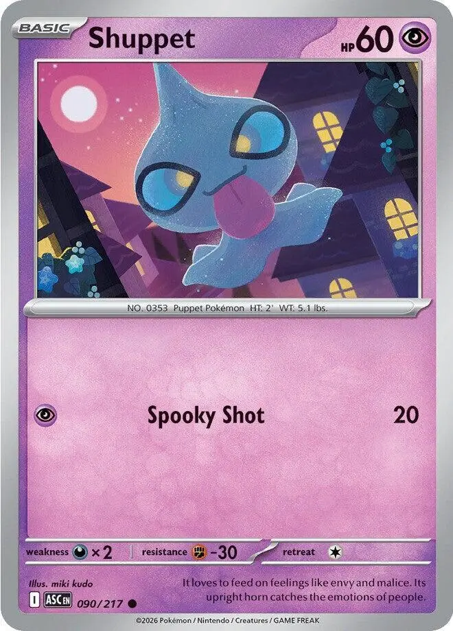 Shuppet, Ascended Heroes 090/217