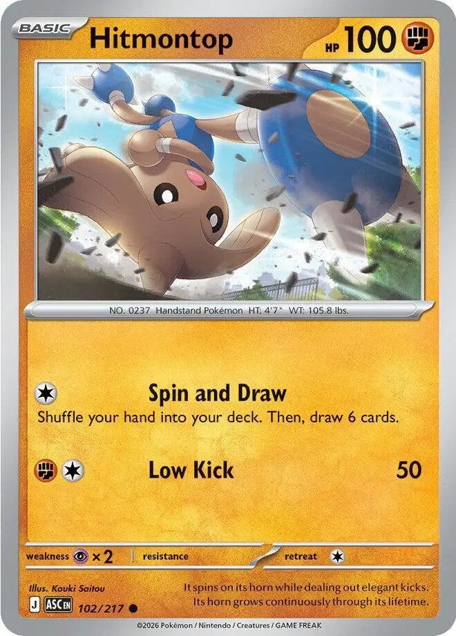 Hitmontop, Ascended Heroes 102/217