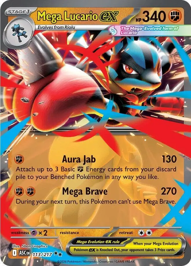 Mega Lucario ex, Ascended Heroes 113/217