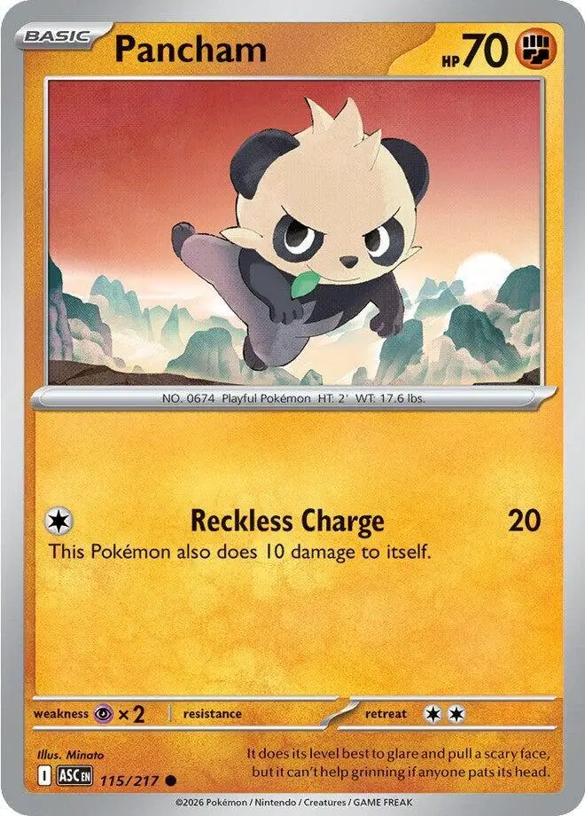Pancham, Ascended Heroes 115/217