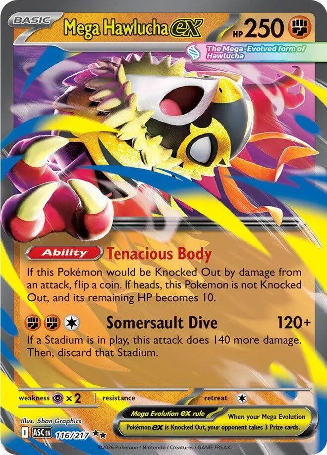Mega Hawlucha ex, Ascended Heroes 116/217