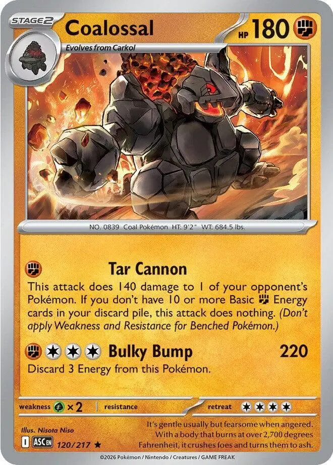 Coalossal, Ascended Heroes 120/217