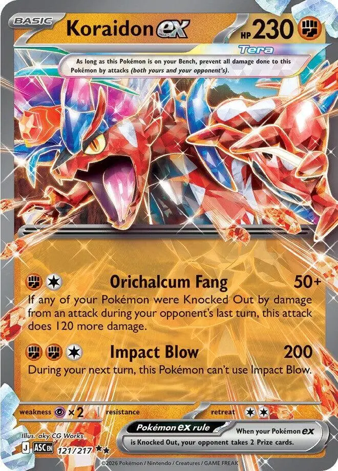 Koraidon ex, Ascended Heroes 121/217