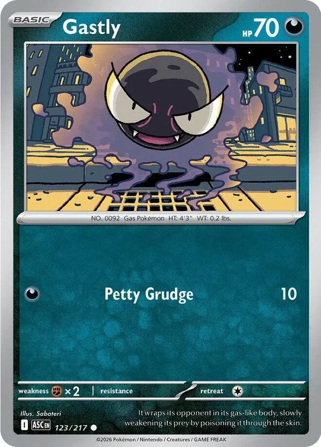 Gastly, Ascended Heroes 123/217