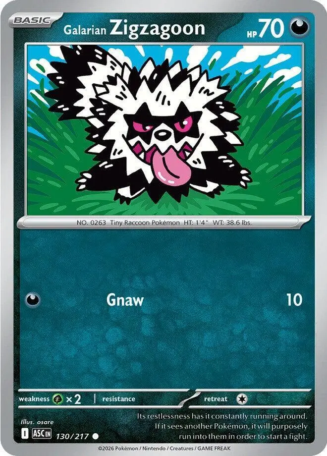 Galarian Zigzagoon, Ascended Heroes 130/217