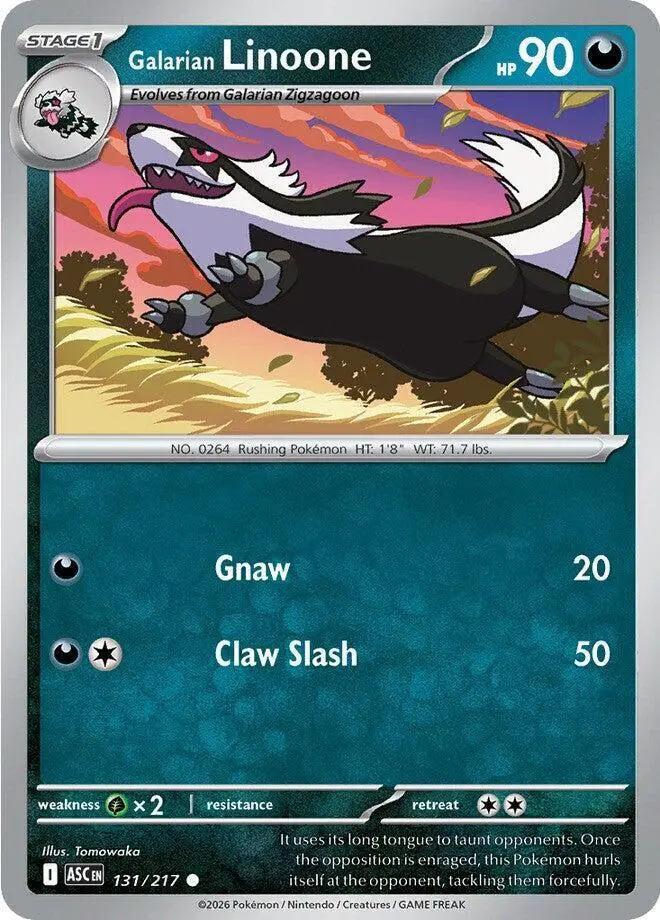 Galarian Linoone, Ascended Heroes 131/217