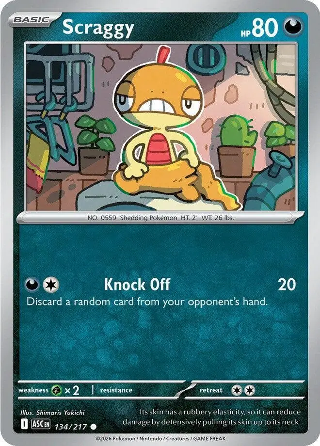 Scraggy, Ascended Heroes 134/217