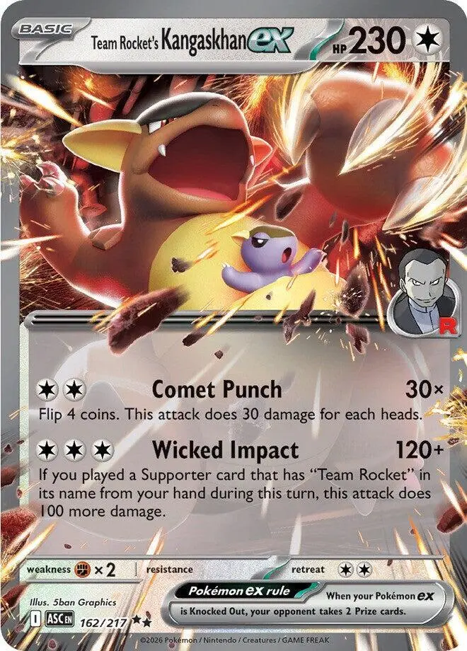 Team Rocket's Kangaskhan ex, Ascended Heroes 162/217