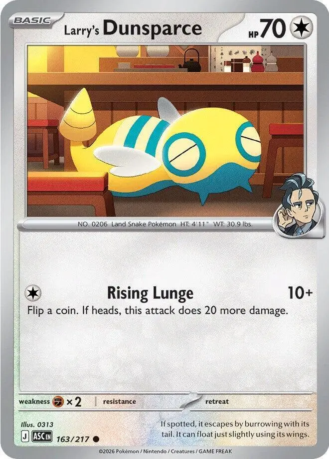 Larry's Dunsparce, Ascended Heroes 163/217