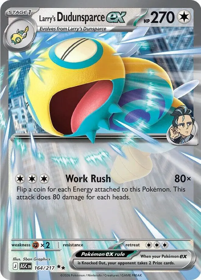 Larry's Dudunsparce ex, Ascended Heroes 164/217