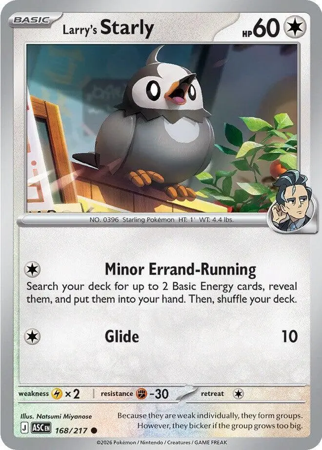 Larry's Starly, Ascended Heroes 168/217