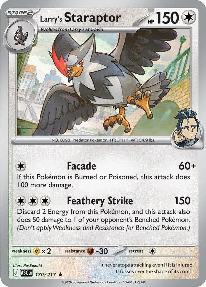 Larry's Staraptor, Ascended Heroes 170/217