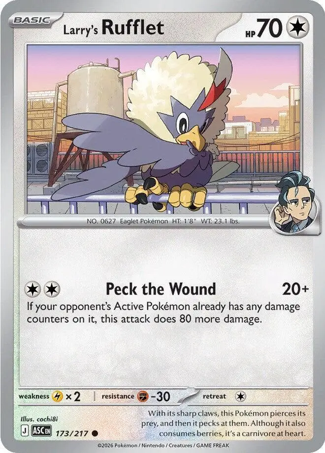 Larry's Rufflet, Ascended Heroes 173/217