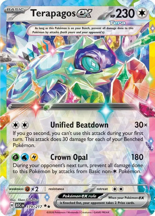 Terapagos ex, Ascended Heroes 179/217