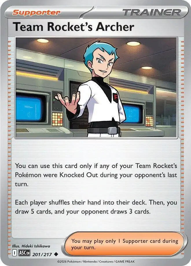 Team Rocket's Archer, Ascended Heroes 201/217