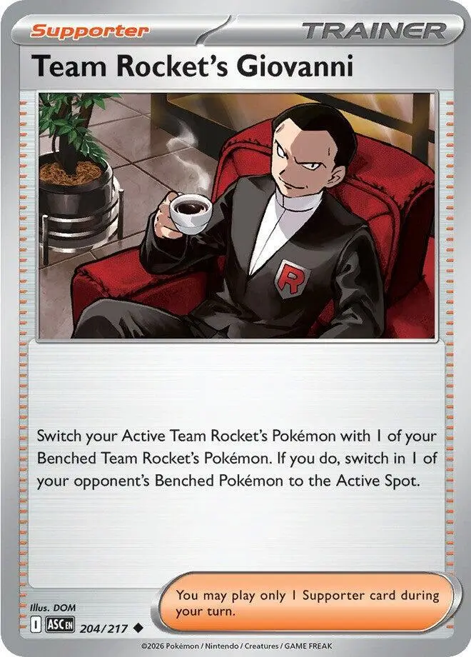Team Rocket's Giovanni, Ascended Heroes 204/217