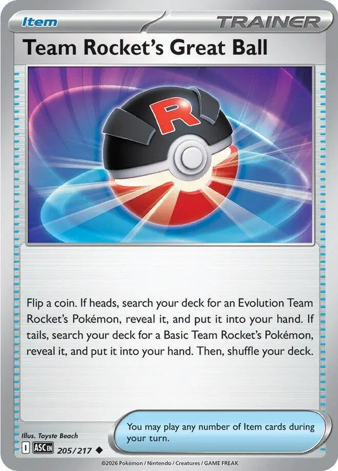 Team Rocket's Great Ball, Ascended Heroes 205/217