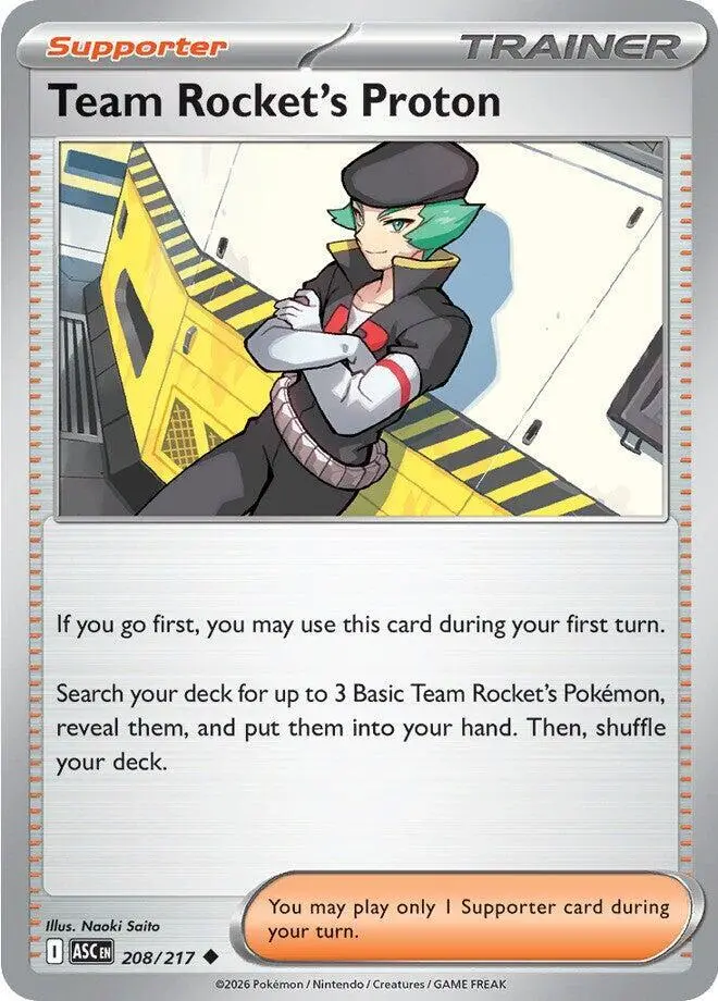 Team Rocket's Proton, Ascended Heroes 208/217