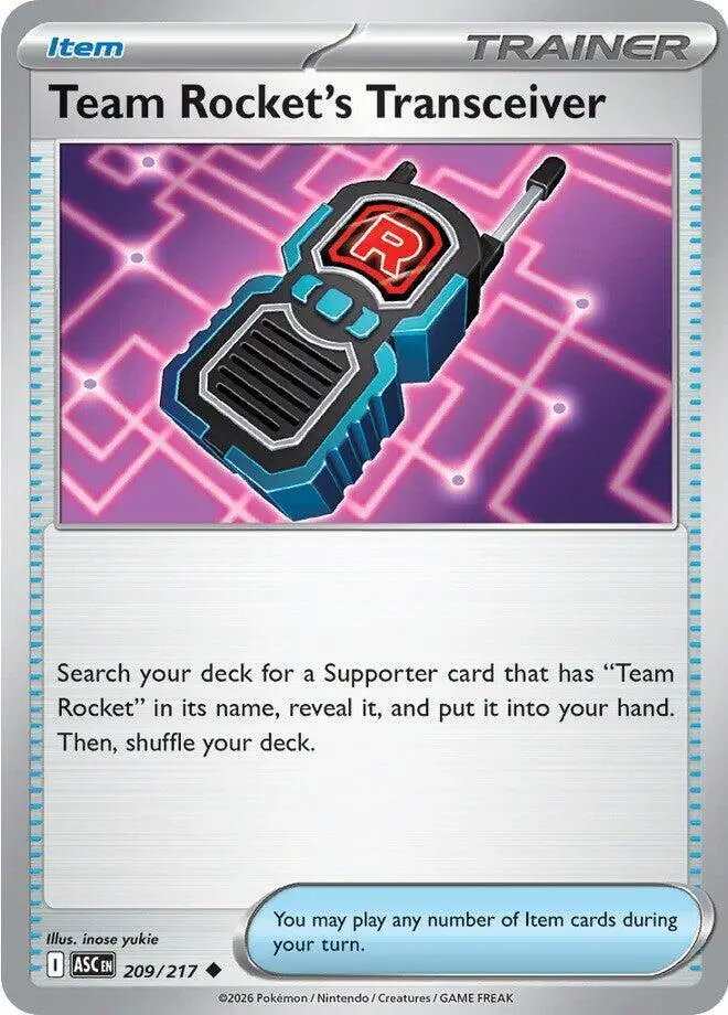Team Rocket's Transceiver, Ascended Heroes 209/217