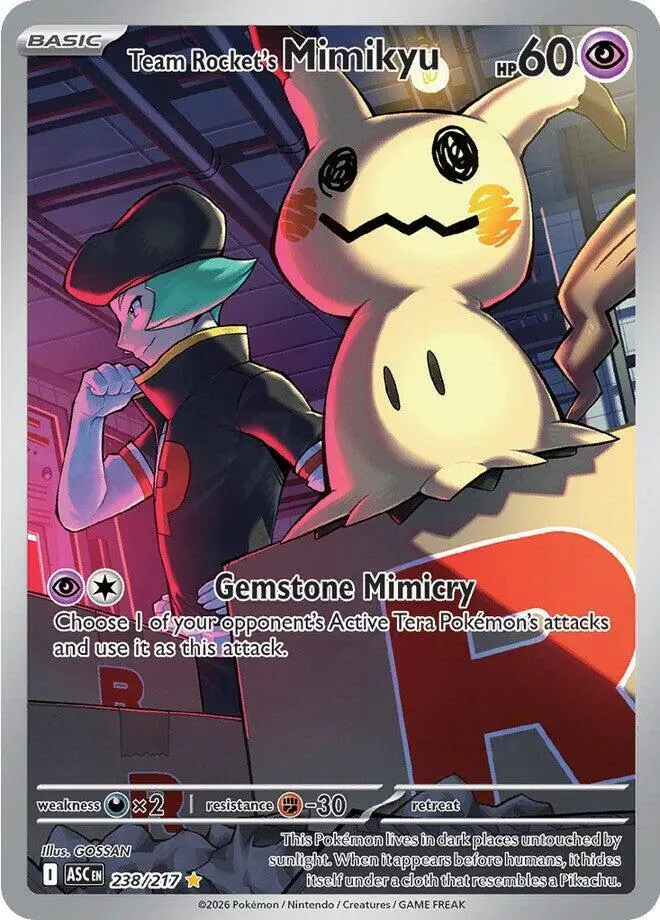Team Rocket's Mimikyu, Ascended Heroes 238/217
