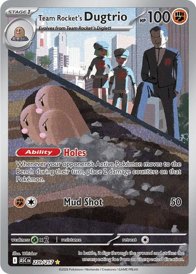 Team Rocket's Dugtrio, Ascended Heroes 239/217