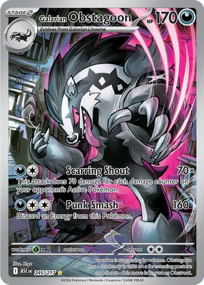 Galarian Obstagoon, Ascended Heroes 245/217
