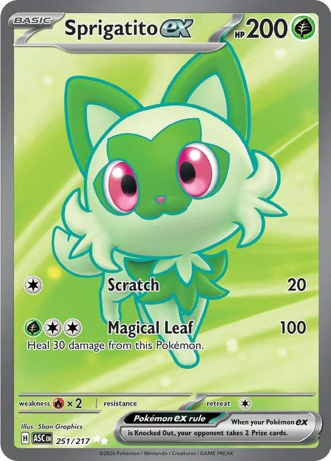 Sprigatito ex, Ascended Heroes 251/217