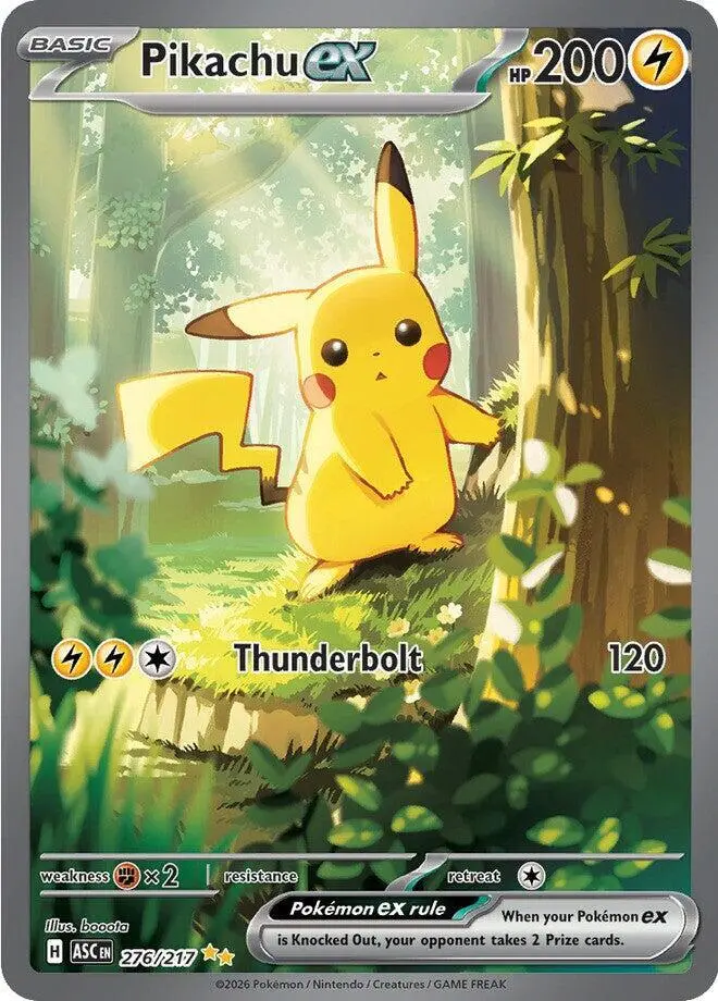 Pikachu ex, Ascended Heroes 276/217