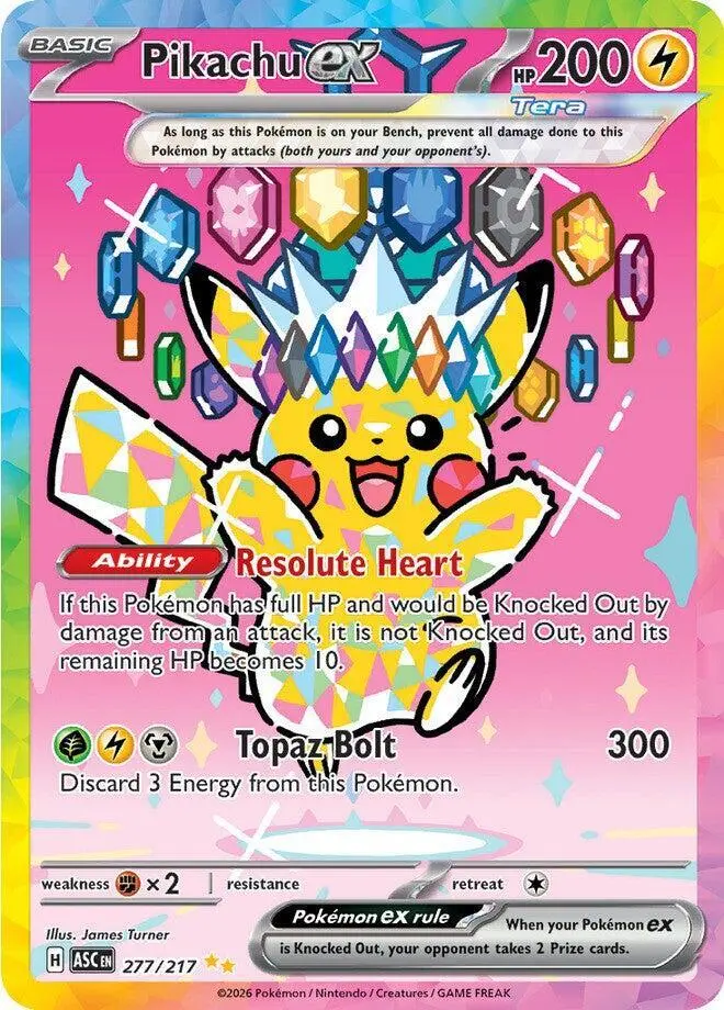 Pikachu ex, Ascended Heroes 277/217