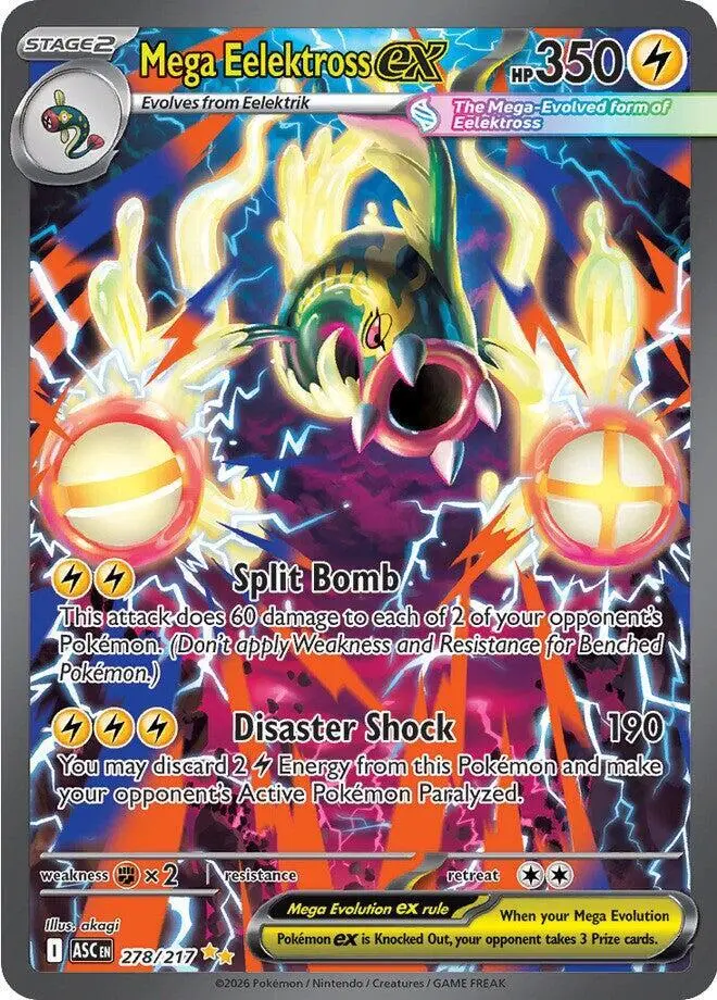 Mega Eelektross ex, Ascended Heroes 278/217