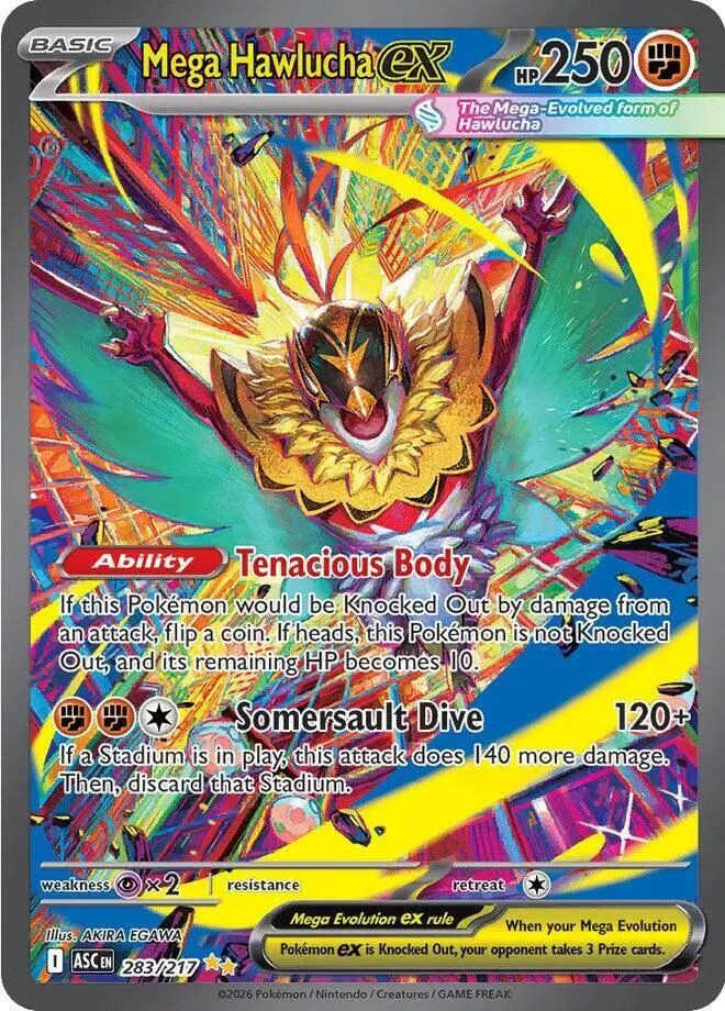 Mega Hawlucha ex, Ascended Heroes 283/217
