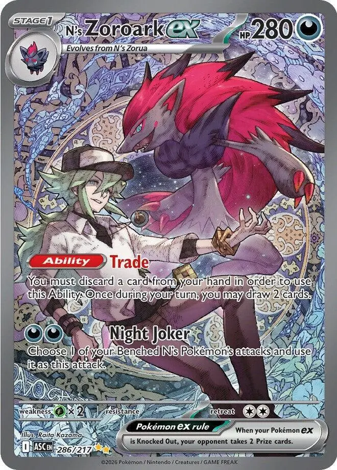 N's Zoroark ex, Ascended Heroes 286/217