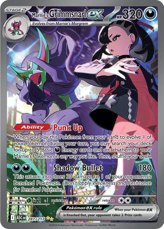Marnie's Grimmsnarl ex, Ascended Heroes 287/217