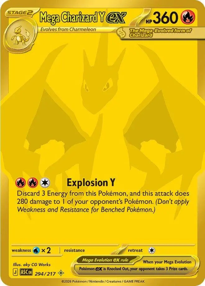 Mega Charizard Y ex, Ascended Heroes 294/217