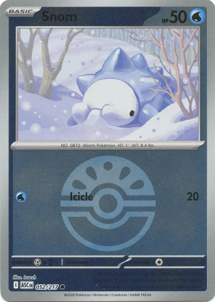Snom (Friend Ball), Ascended Heroes 052/217
