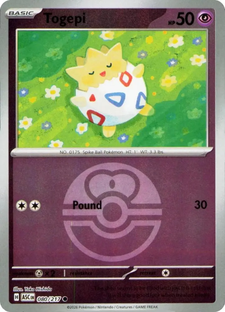 Togepi (Love Ball), Ascended Heroes 080/217