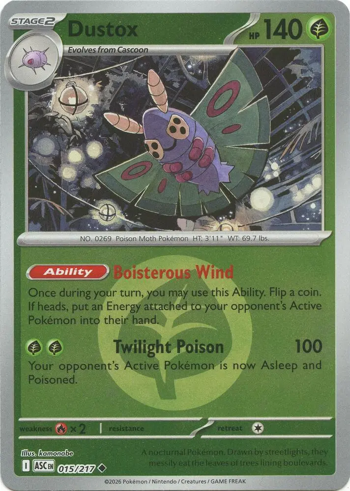 Dustox, Ascended Heroes 015/217