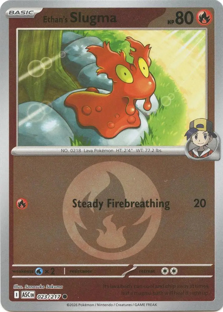 Ethan's Slugma (Poke Ball), Ascended Heroes 023/217