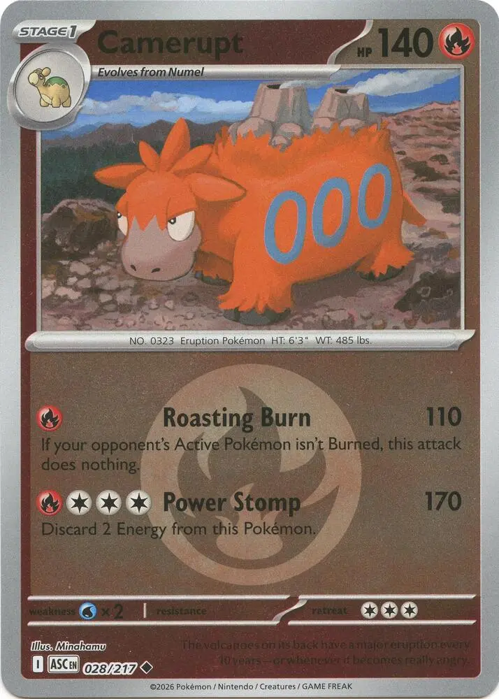 Camerupt (Quick Ball), Ascended Heroes 028/217