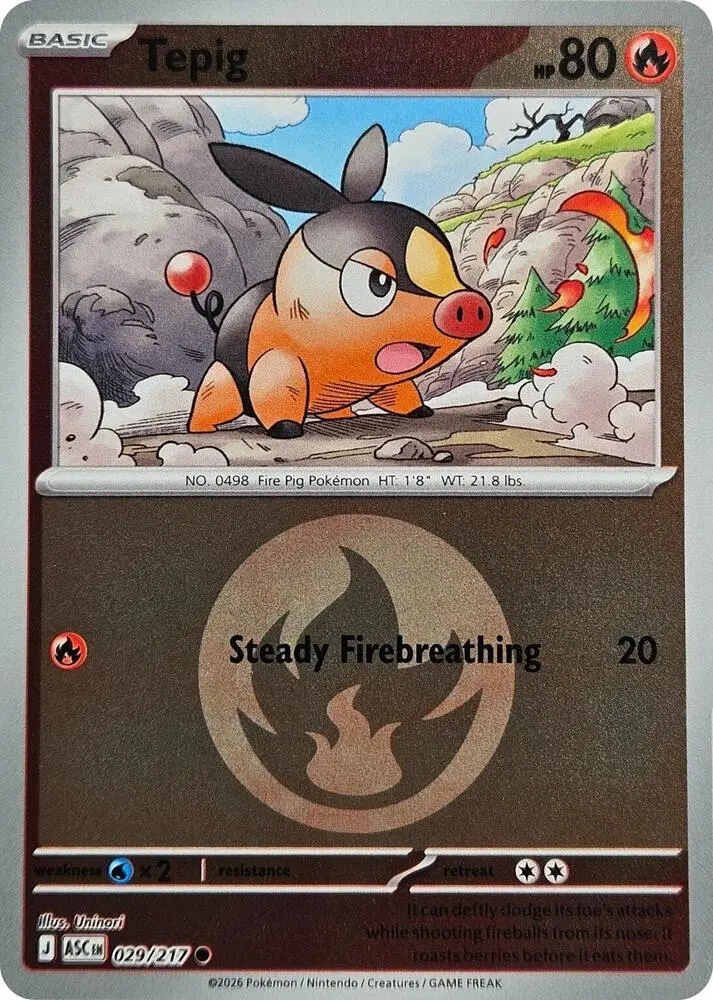 Tepig (Friend Ball), Ascended Heroes 029/217