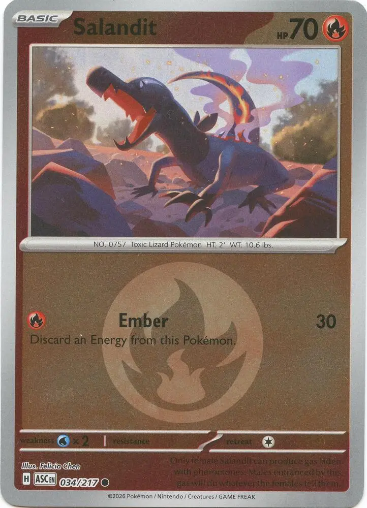 Salandit (Quick Ball), Ascended Heroes 034/217