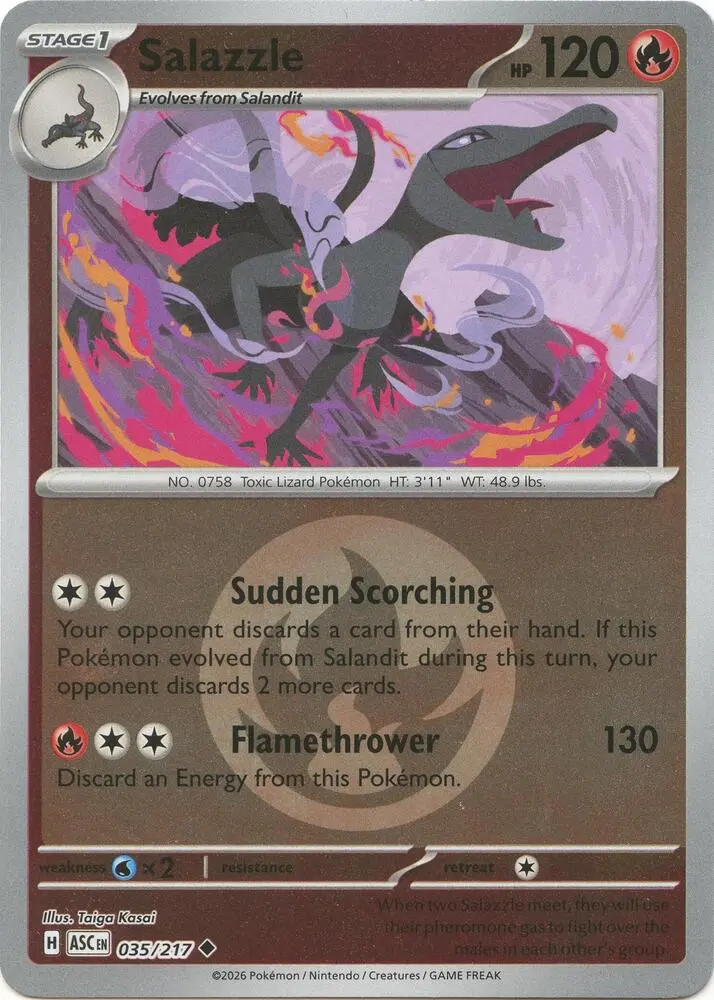 Salazzle, Ascended Heroes 035/217