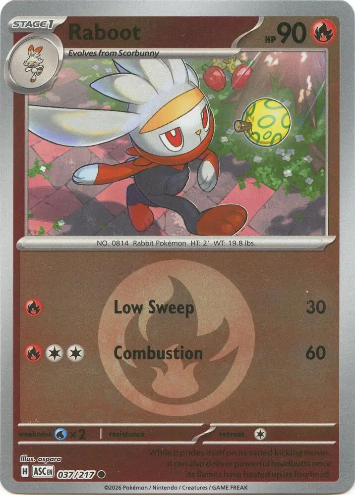 Raboot (Friend Ball), Ascended Heroes 037/217